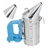 Electric Beehive Smoker with Blue Handle Beekeeping Equipment Apiculture Beekeeper Tools