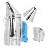 Electric Beehive Smoker with Blue Handle Beekeeping Equipment Apiculture Beekeeper Tools