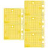 5Pcs Reusable Queen Bee Isolator Portable Queen Introducing Cage Beekeeping ToolsYellow