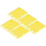 5Pcs Reusable Queen Bee Isolator Portable Queen Introducing Cage Beekeeping ToolsYellow