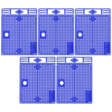 5Pcs Reusable Queen Bee Isolator Portable Queen Introducing Cage Beekeeping ToolsBlue
