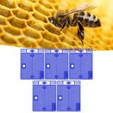 5Pcs Reusable Queen Bee Isolator Portable Queen Introducing Cage Beekeeping ToolsBlue