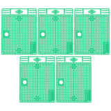 5Pcs Reusable Queen Bee Isolator Portable Queen Introducing Cage Beekeeping ToolsGreen