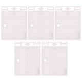 5Pcs Reusable Queen Bee Isolator Portable Queen Introducing Cage Beekeeping ToolsWhite