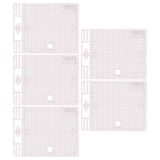 5Pcs Reusable Queen Bee Isolator Portable Queen Introducing Cage Beekeeping ToolsWhite