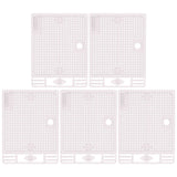 5Pcs Reusable Queen Bee Isolator Portable Queen Introducing Cage Beekeeping ToolsWhite