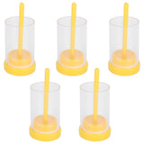 5Pcs Queen Bee Marking Bottle Catcher Cage Tube Lightweight Plastic Beekeeping Accessory