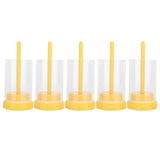 5Pcs Queen Bee Marking Bottle Catcher Cage Tube Lightweight Plastic Beekeeping Accessory