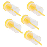 5Pcs Queen Bee Marking Bottle Catcher Cage Tube Lightweight Plastic Beekeeping Accessory