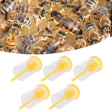 5Pcs Queen Bee Marking Bottle Catcher Cage Tube Lightweight Plastic Beekeeping Accessory