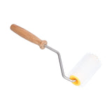 Plastic Honey Uncapping Roller with Wooden Handle Beehive Extracting Roller Beekeeping Tool