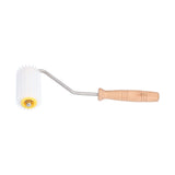 Plastic Honey Uncapping Roller with Wooden Handle Beehive Extracting Roller Beekeeping Tool