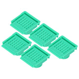5Pcs Beehive Vent Lightweight ABS NonToxic EscapeProof Breathable Beehive Entrance Gate(Green )