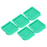 5Pcs Beehive Vent Lightweight ABS NonToxic EscapeProof Breathable Beehive Entrance Gate(Green )