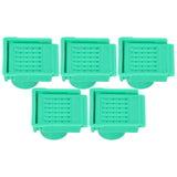 5Pcs Beehive Vent Lightweight ABS NonToxic EscapeProof Breathable Beehive Entrance Gate(Green )