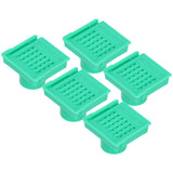 5Pcs Beehive Vent Lightweight ABS NonToxic EscapeProof Breathable Beehive Entrance Gate(Green )