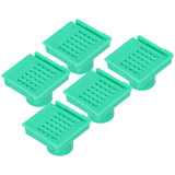 5Pcs Beehive Vent Lightweight ABS NonToxic EscapeProof Breathable Beehive Entrance Gate(Green )