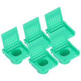 5Pcs Beehive Vent Lightweight ABS NonToxic EscapeProof Breathable Beehive Entrance Gate(Green )