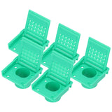5Pcs Beehive Vent Lightweight ABS NonToxic EscapeProof Breathable Beehive Entrance Gate(Green )