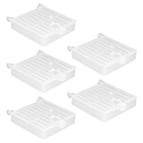 5Pcs Queen Bee Catcher Cage Plastic Queen Rearing Transport Cage Tool Beekeeping Accessory