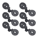 50Pcs Shade Cloth Lock Grip Plastic Anti Bird Round Press Type Sun Shade Clips for Greenhouse Garden