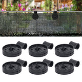 50Pcs Shade Cloth Lock Grip Plastic Anti Bird Round Press Type Sun Shade Clips for Greenhouse Garden