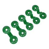 50pcs Shade Cloth Clips Round Ageing Resistant Plastic Sun Shade Net Clip for Bird Netting Gardening Shade Cloth Green