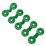 50pcs Shade Cloth Clips Round Ageing Resistant Plastic Sun Shade Net Clip for Bird Netting Gardening Shade Cloth Green
