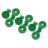 50pcs Shade Cloth Clips Round Ageing Resistant Plastic Sun Shade Net Clip for Bird Netting Gardening Shade Cloth Green