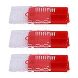 10pcs Queen Bee Cage Plastic Queen Bee Transporting Catcher Beekeeping Supplies Beekeeper Equipment Red