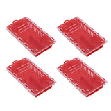 10pcs Queen Bee Cage Plastic Queen Bee Transporting Catcher Beekeeping Supplies Beekeeper Equipment Red