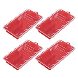 10pcs Queen Bee Cage Plastic Queen Bee Transporting Catcher Beekeeping Supplies Beekeeper Equipment Red