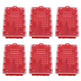 10pcs Queen Bee Cage Plastic Queen Bee Transporting Catcher Beekeeping Supplies Beekeeper Equipment Red