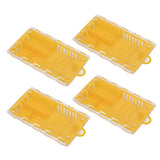 10pcs Queen Bee Cage Plastic Queen Bee Transporting Catcher Beekeeping Supplies Beekeeper Equipment Yellow