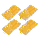 10pcs Queen Bee Cage Plastic Queen Bee Transporting Catcher Beekeeping Supplies Beekeeper Equipment Yellow