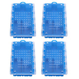 10pcs Queen Bee Cage Plastic Queen Bee Transporting Catcher Beekeeping Supplies Beekeeper Equipment Blue