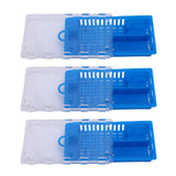 10pcs Queen Bee Cage Plastic Queen Bee Transporting Catcher Beekeeping Supplies Beekeeper Equipment Blue