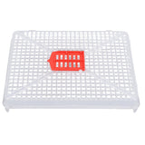 6pcs Plastic Square Buckle Queen Bee Cage Beekeeping Cage for Artificial Swarming Introduction of Queens