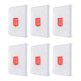 6pcs Plastic Square Buckle Queen Bee Cage Beekeeping Cage for Artificial Swarming Introduction of Queens