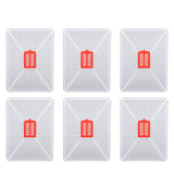 6pcs Plastic Square Buckle Queen Bee Cage Beekeeping Cage for Artificial Swarming Introduction of Queens