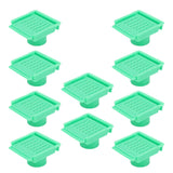 10PCS Beehive Entrance Gates Plastic Bee Hive Nuc Box Ventilation Opening Window for Beekeepers Beekeeping Supplies Green