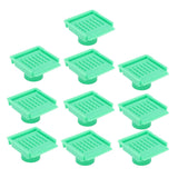 10PCS Beehive Entrance Gates Plastic Bee Hive Nuc Box Ventilation Opening Window for Beekeepers Beekeeping Supplies Green