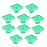 10PCS Beehive Entrance Gates Plastic Bee Hive Nuc Box Ventilation Opening Window for Beekeepers Beekeeping Supplies Green