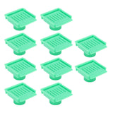 10PCS Beehive Entrance Gates Plastic Bee Hive Nuc Box Ventilation Opening Window for Beekeepers Beekeeping Supplies Green