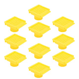 10PCS Beehive Entrance Gates Plastic Bee Hive Nuc Box Ventilation Opening Window for Beekeepers Beekeeping Supplies Yellow