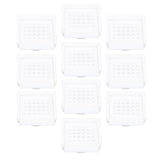 10PCS Beehive Entrance Gates Plastic Bee Hive Nuc Box Ventilation Opening Window for Beekeepers Beekeeping Supplies White