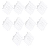 10PCS Beehive Entrance Gates Plastic Bee Hive Nuc Box Ventilation Opening Window for Beekeepers Beekeeping Supplies White