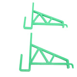 10pcs Beekeeping Bracket Rack Plastic Beehive Frame Holder Stand Beekeeping Equipment Beekeeping Supplies Tool for Beekeepers Green
