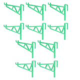 10pcs Beekeeping Bracket Rack Plastic Beehive Frame Holder Stand Beekeeping Equipment Beekeeping Supplies Tool for Beekeepers Green