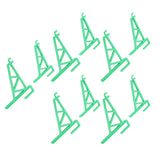 10pcs Beekeeping Bracket Rack Plastic Beehive Frame Holder Stand Beekeeping Equipment Beekeeping Supplies Tool for Beekeepers Green